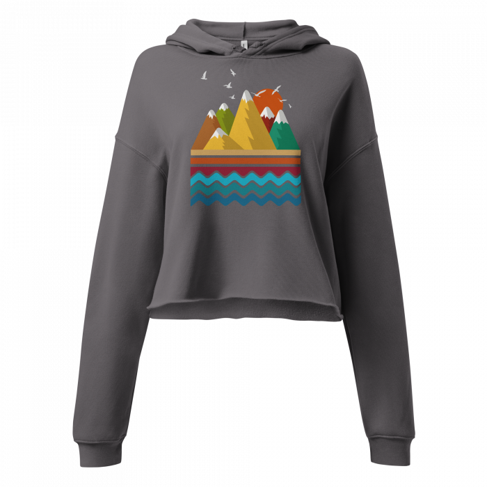 Mountain Calling- Women- Crop Hoodie - Image 4