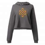 Endless Knot- Women Crop Hoodie - Image 3