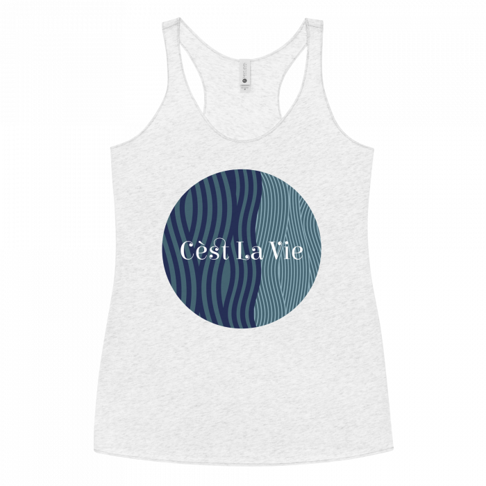 C’est La Vie- Women's Racerback Tank - Image 7