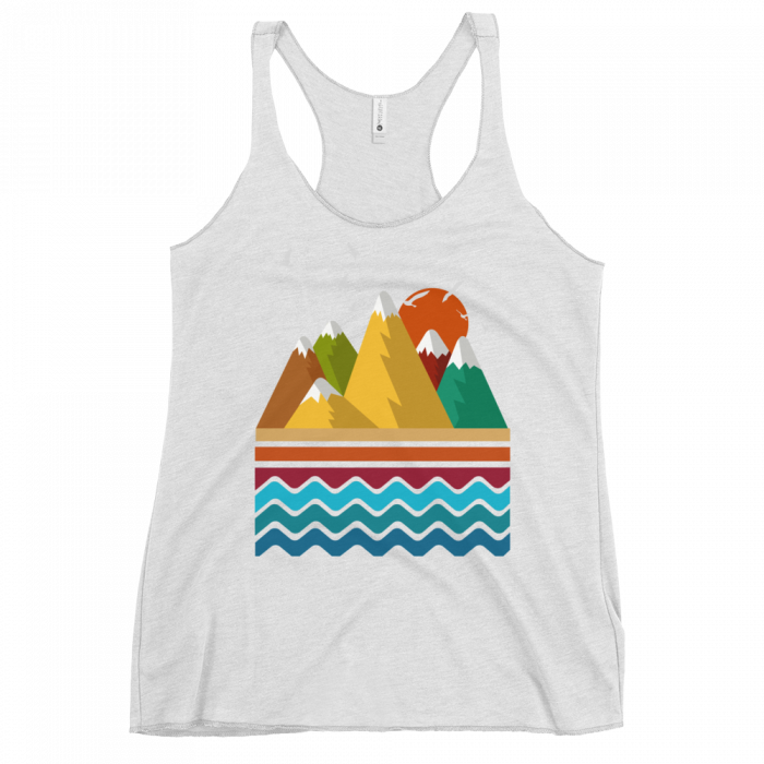 Mountain Calling- Women's Racerback Tank - Image 9