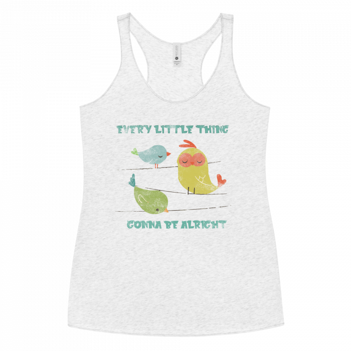 3 Little Birds- Women's Racerback Tank - Image 8