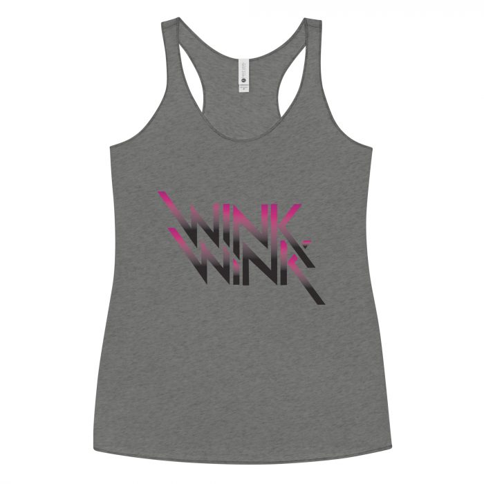 Wink Wink- Women's Racerback Tank - Image 5