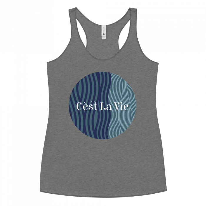 C’est La Vie- Women's Racerback Tank - Image 5