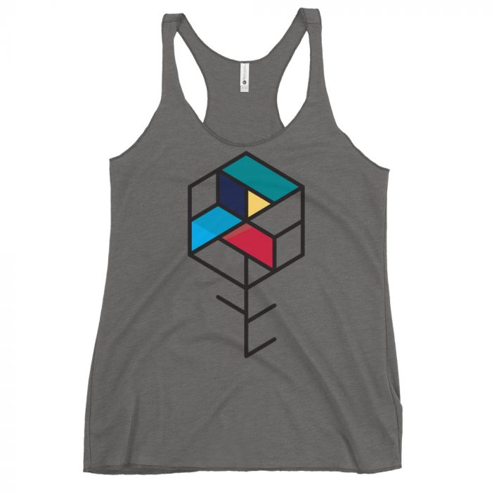 Maze Box- Women's Racerback Tank - Image 6