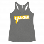 Danger- Women's Racerback Tank - Image 8