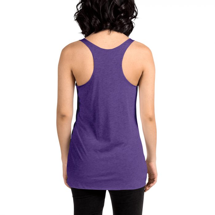 OM- Black Print- Women's Racerback Tank - Image 2