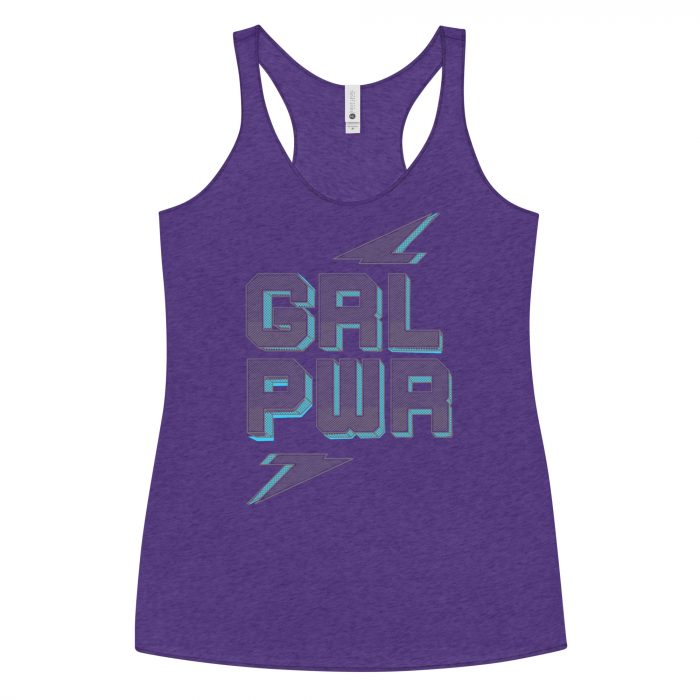 Girl Power- Women's Racerback Tank - Image 4