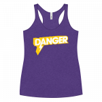 Danger- Women's Racerback Tank - Image 6
