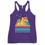 Mountain Calling- Women's Racerback Tank - Image 4