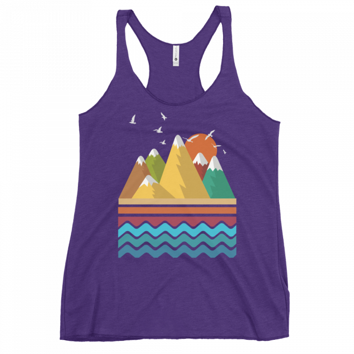 Mountain Calling- Women's Racerback Tank - Image 4