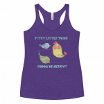 3 Little Birds- Women's Racerback Tank - Image 4
