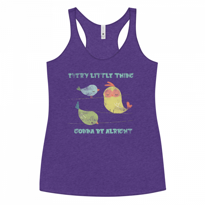 3 Little Birds- Women's Racerback Tank - Image 4