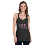 Wink Wink- Women's Racerback Tank - Image 2