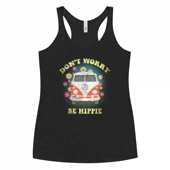 Be Hippie- Women's Racerback Tank - Image 3