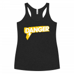 Danger- Women's Racerback Tank - Image 4