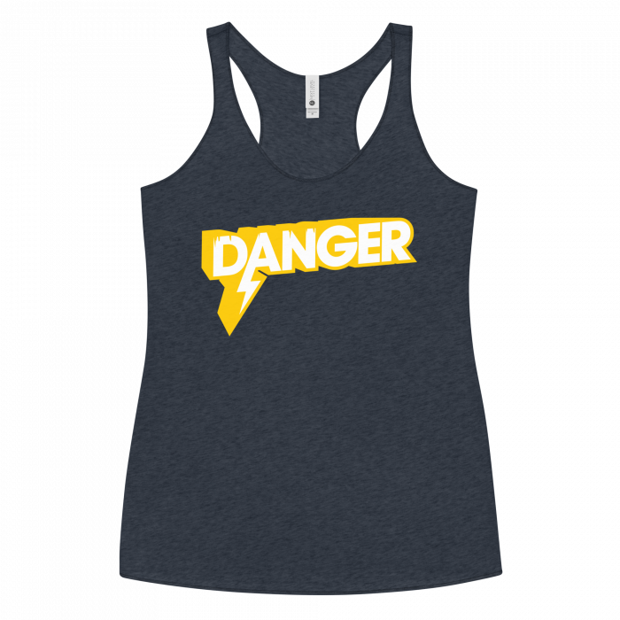 Danger- Women's Racerback Tank - Image 5