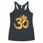 OM- Gold PrintWomen's Racerback Tank - Image 5
