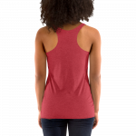 Ganesh- White Print- Women's Racerback Tank - Image 3