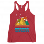 Mountain Calling- Women's Racerback Tank - Image 5