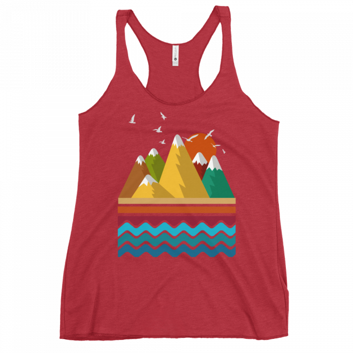 Mountain Calling- Women's Racerback Tank - Image 5