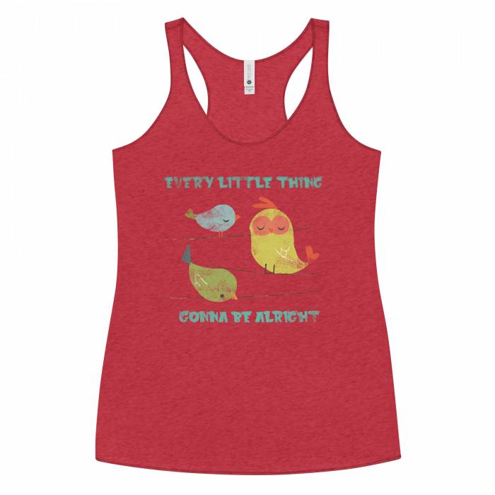 3 Little Birds- Women's Racerback Tank - Image 5
