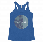 C’est La Vie- Women's Racerback Tank - Image 4
