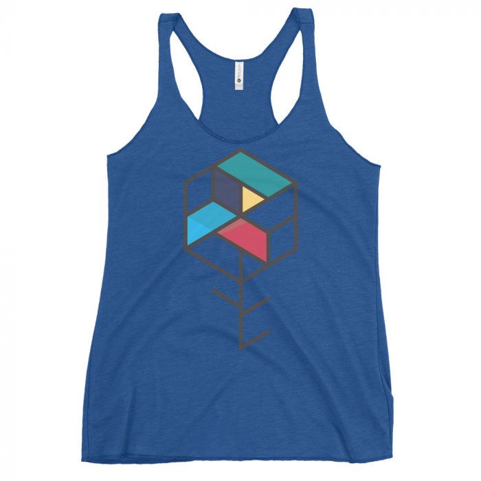 Maze Box- Women's Racerback Tank - Image 5