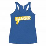 Danger- Women's Racerback Tank - Image 7