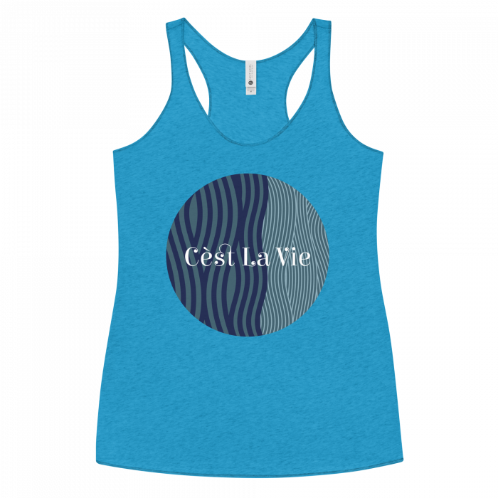 C’est La Vie- Women's Racerback Tank - Image 6