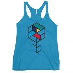 Maze Box- Women's Racerback Tank - Image 7