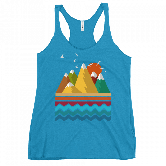 Mountain Calling- Women's Racerback Tank - Image 8