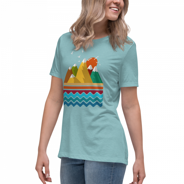 Mountain Calling- Women's Relaxed T-Shirt - Image 3