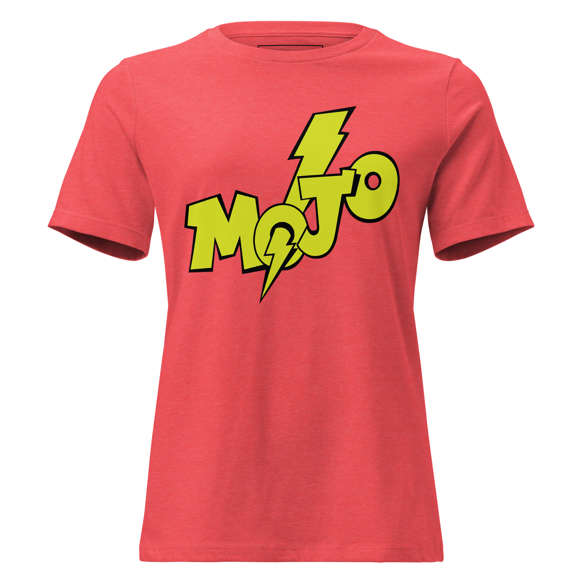 womens-relaxed-t-shirt-heather-red-front-68b7870007311-1.png Mojo- Women's Relaxed T-Shirt - Image 1