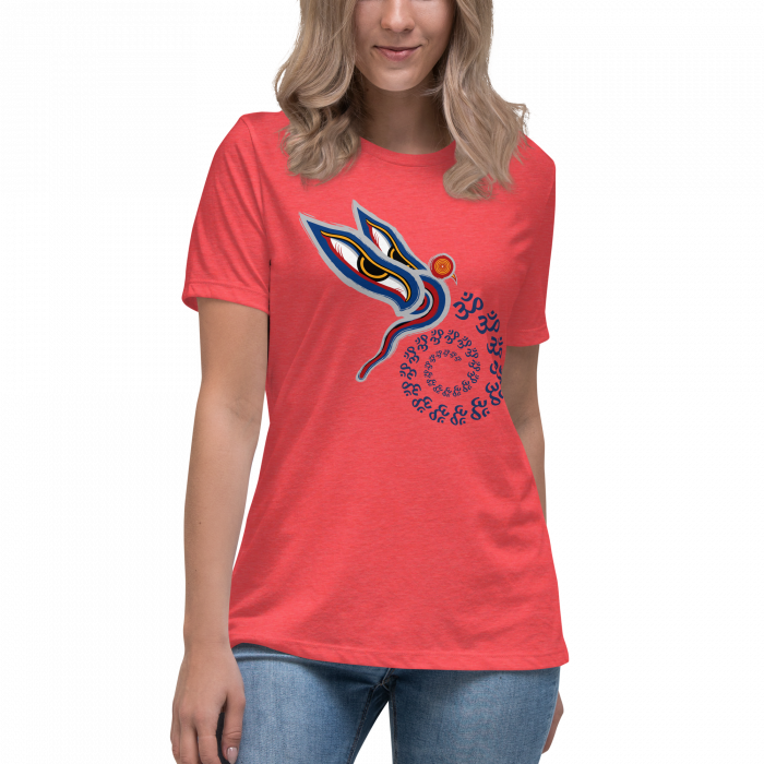 Peaceful Vision- Women's Relaxed T-Shirt - Image 3
