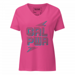 Girl Power- Women’s relaxed v-neck t-shirt - Image 6
