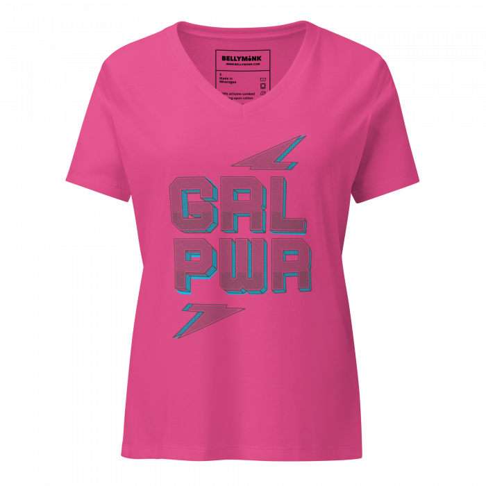 Girl Power- Women’s relaxed v-neck t-shirt - Image 6