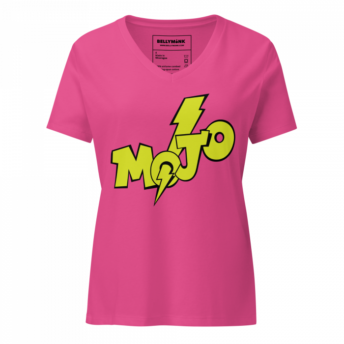 MOJO- Women’s relaxed V-Neck T-Shirt - Image 6
