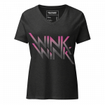 Wink Wink- Women’s relaxed v-neck t-shirt - Image 5