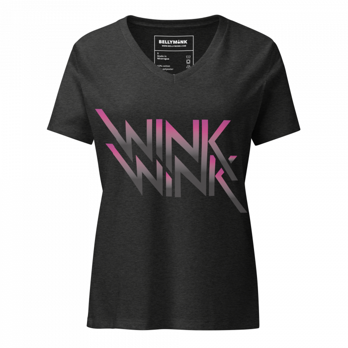 Wink Wink- Women’s relaxed v-neck t-shirt - Image 5