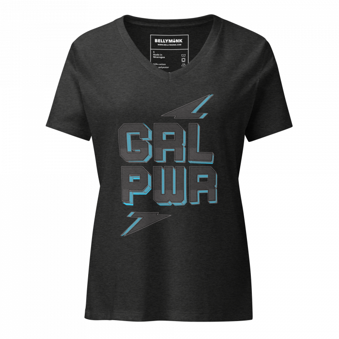 Girl Power- Women’s relaxed v-neck t-shirt - Image 5