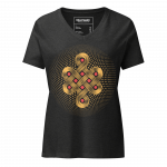 Endless Knot- Women’s relaxed v-neck t-shirt - Image 4