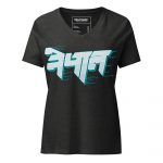 Nepal- Women’s relaxed v-neck t-shirt - Image 4