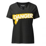 Danger- Women’s relaxed v-neck t-shirt - Image 5
