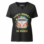 Be Hippie- Women’s Relaxed V-Neck T-Shirt
