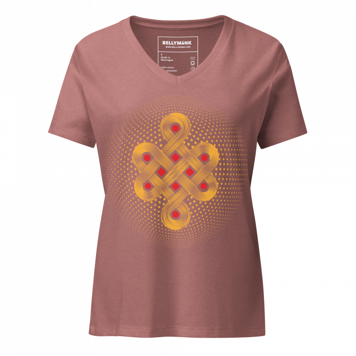 Endless Knot- Women’s relaxed v-neck t-shirt - Image 6