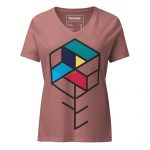 Maze Box- Women’s relaxed v-neck t-shirt