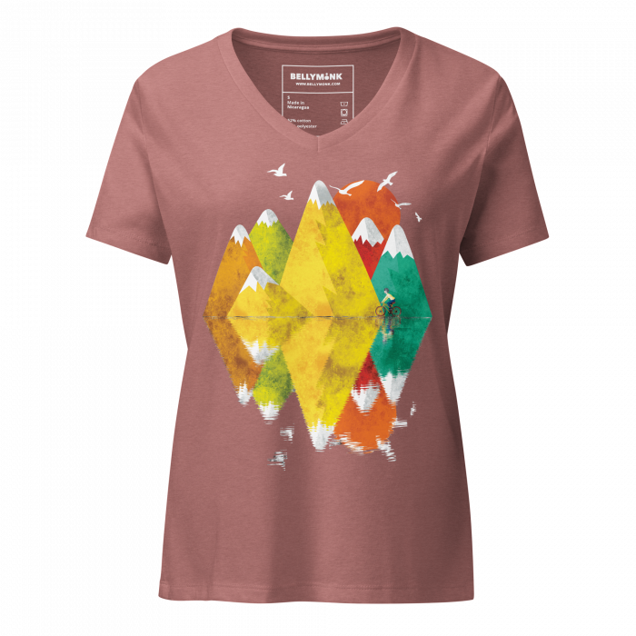 Reflection- Women’s relaxed v-neck t-shirt - Image 7