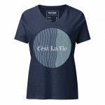 C’est La Vie- Women’s relaxed v-neck t-shirt