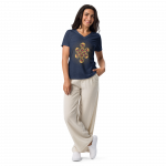 Endless Knot- Women’s relaxed v-neck t-shirt - Image 2