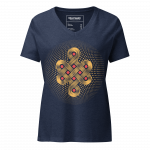 Endless Knot- Women’s relaxed v-neck t-shirt - Image 3